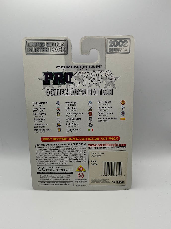 Kieron Dyer - Corinthian ProStars Collector's Edition Series 19 - England - PRO747