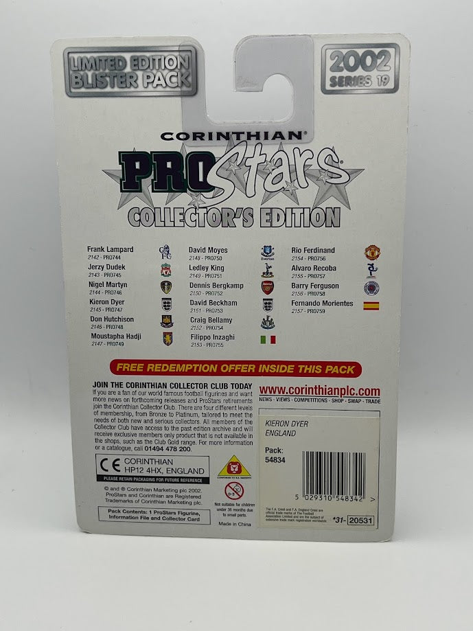 Kieron Dyer - Corinthian ProStars Collector's Edition Series 19 - England - PRO747