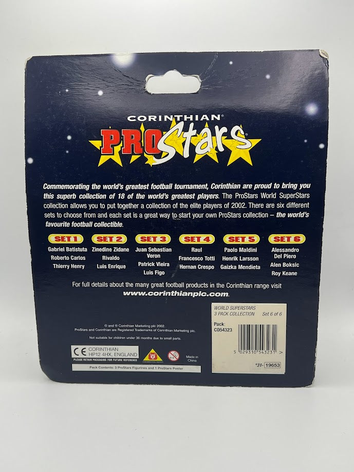 World Superstars Multi Pack - 3 Pack - Corinthian ProStars Football Figures - Set 6 of 6