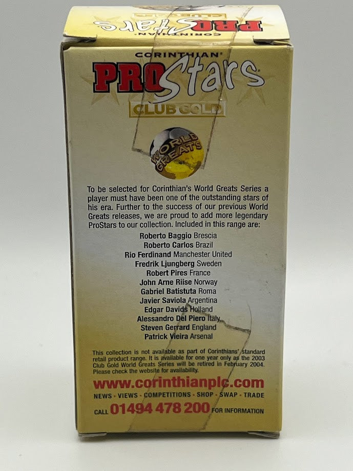 Fredrik Ljungberg - Corinthian ProStars CLUB GOLD WORLD GREATS SET J - Sweden - CG202