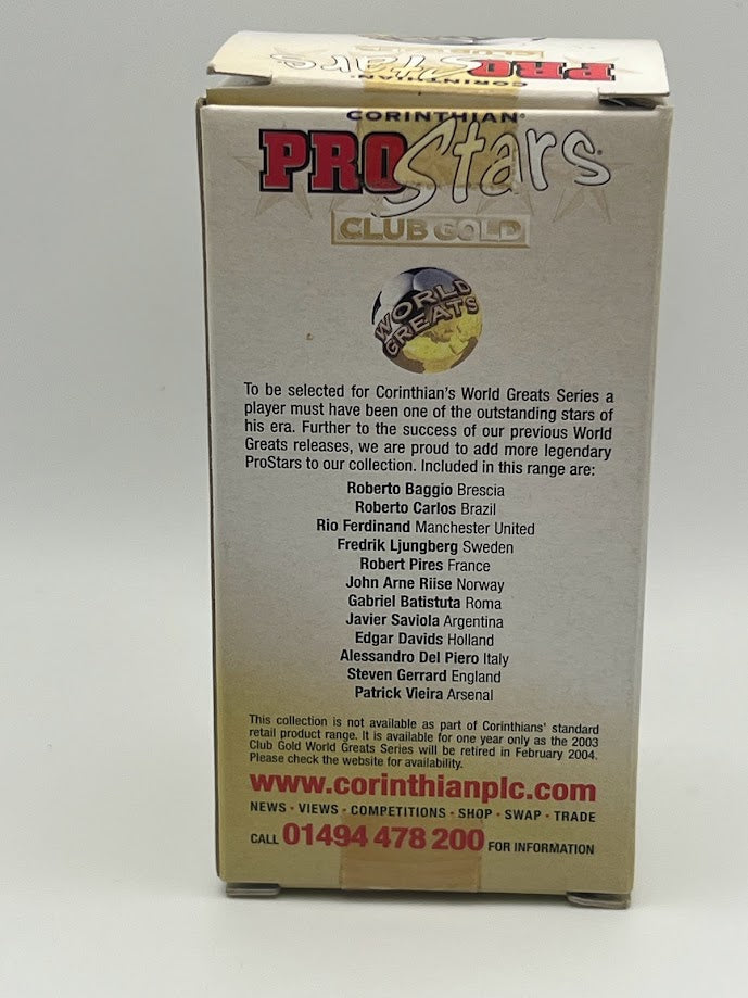 Robert Pires - Corinthian Football Figure - France - ProStars Club Gold World Greats - CG203 - Collectible
