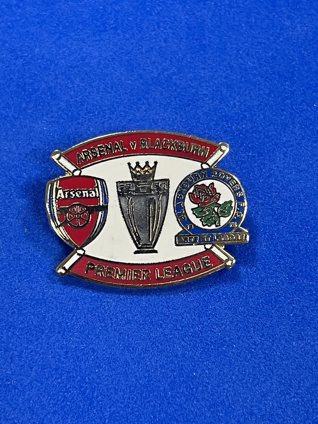 Arsenal vs Blackburn Rovers - Premier League - Pin Badge