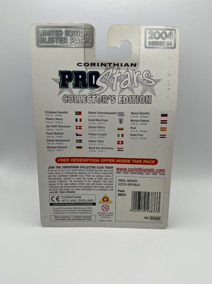 Pavel Nedved - Corinthian ProStars Collector's Edition Series 24 - Czech Republic - PRO971