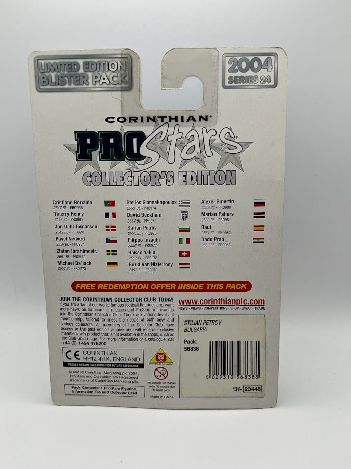 Stilian Petrov - Corinthian ProStars Collector's Edition Series 24 - Bulgaria - PRO976