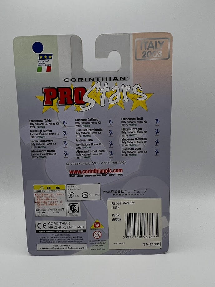 Filippo Inzaghi - Corinthian ProStars - Italy - PRO837