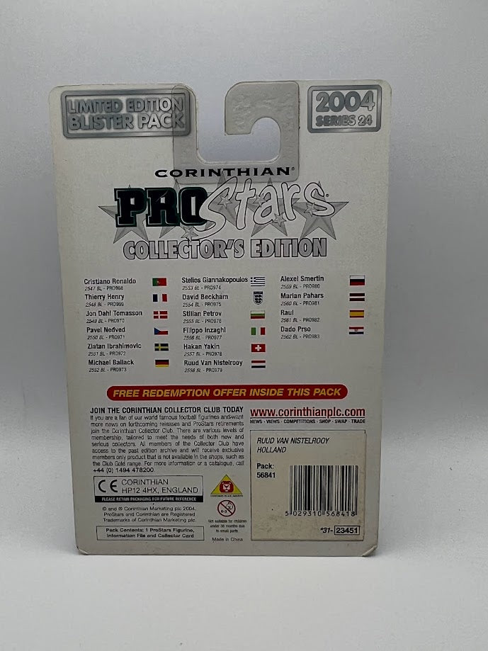 Ruud Van Nistelrooy - Corinthian ProStars Collector's Edition Series 24 - Holland - PRO979