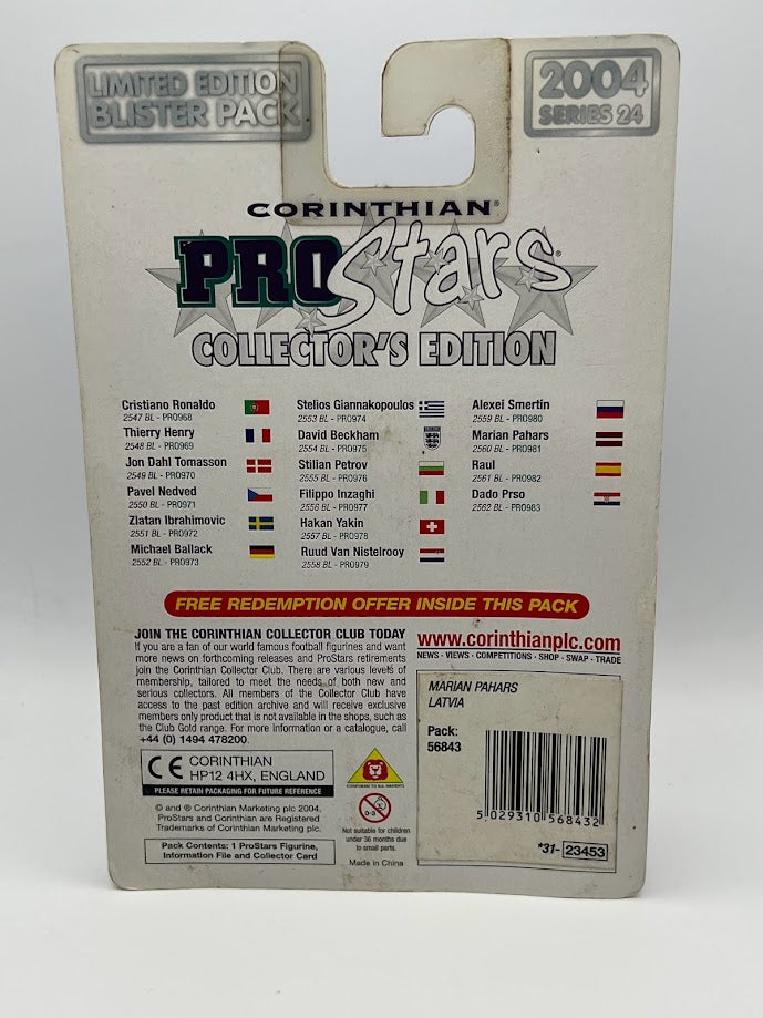 Marian Pahars - Corinthian ProStars Collector's Edition Series 24 - Latvia- PRO981