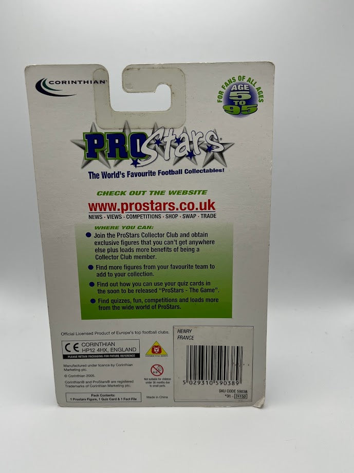 Thierry Henry - Corinthian ProStars Quiz Game - France - PR053