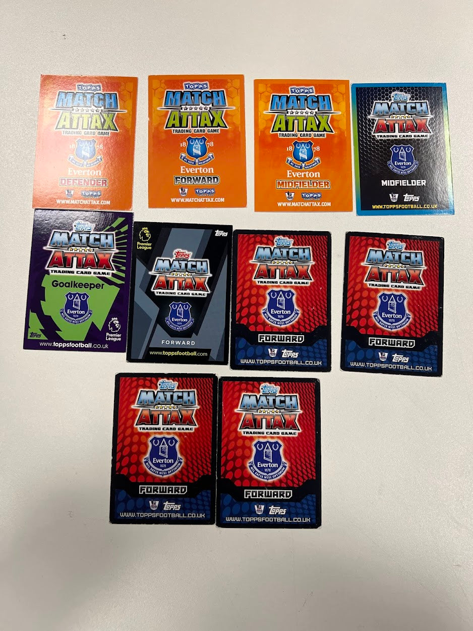 10x Everton - Topps Match Attax Football Cards