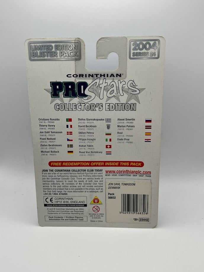 Jon Dahl Tomasson - Corinthian ProStars Collector's Edition Series 24 - Denmark - PRO970