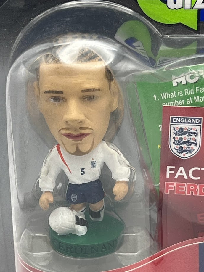 Rio Ferdinand - Corinthian ProStars Football Figure - England - PR119 - Collectible - Quiz Game