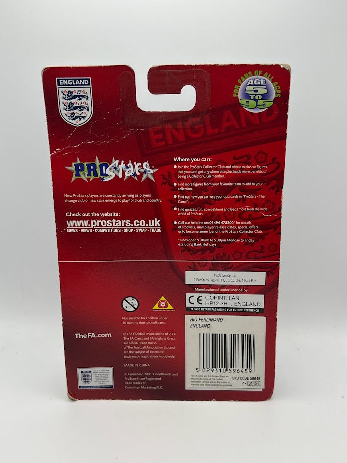 Rio Ferdinand - Corinthian ProStars Football Figure - England - PR119 - Collectible - Quiz Game