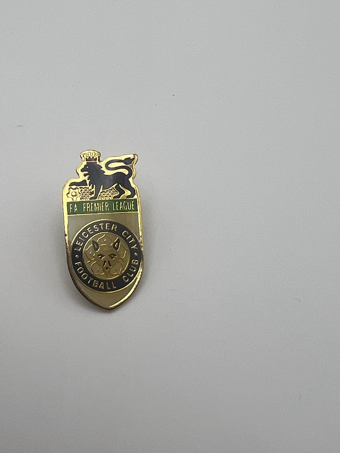 Leicester City - FA Premier League Official Enamel Badge - 1996 / 1997 - Old Badge