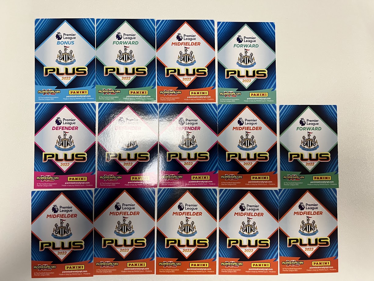 Newcastle United - Panini Adrenalyn XL Premier League Plus Cards 21/22