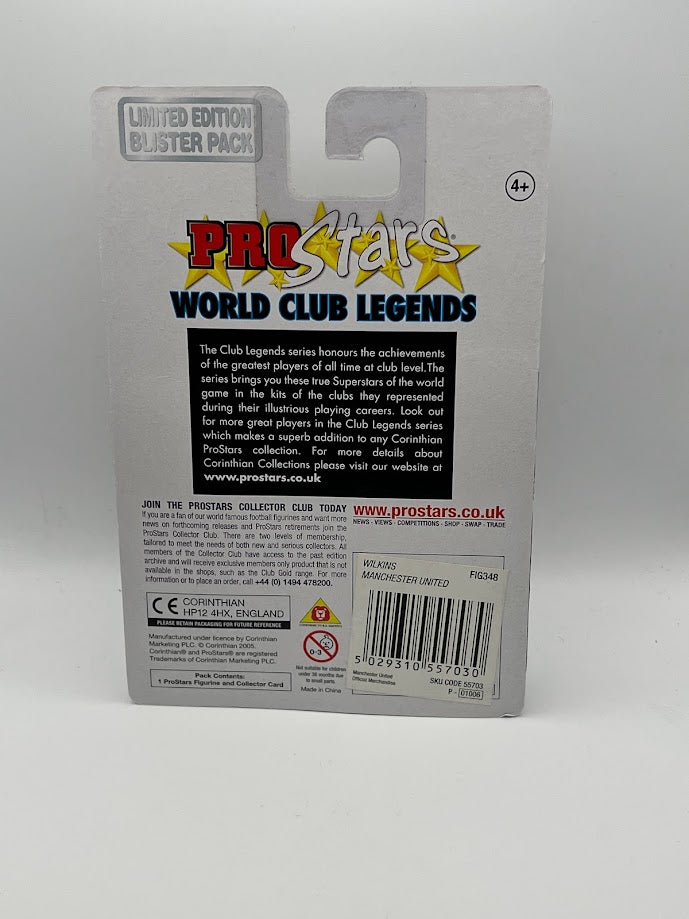 Ray Wilkins - Corinthian Football Figure - Manchester United - ProStars World Club Legends - PRO1225 - Collectible