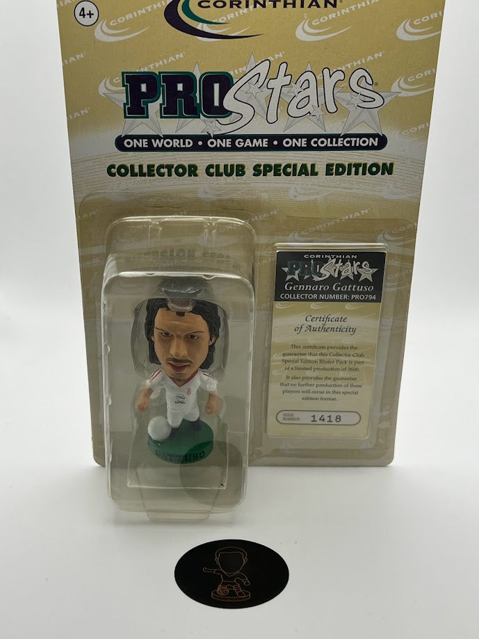 Gennaro Gattuso Corinthian Football Figure - AC Milan Away - PRO794 - Collectible