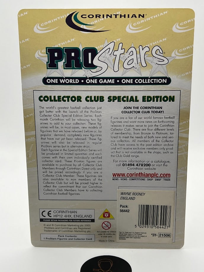 Wayne Rooney - Corinthian Football Figure - England - PRO869 - ProStars Collector Club