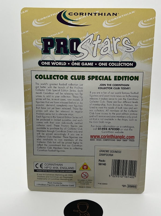 Graeme Souness - Corinthian Prostars Football Figure - Collector Club Special Edition - Sampdoria - PRO826