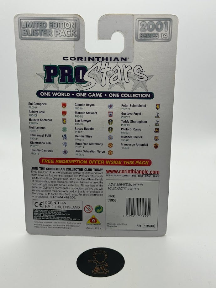 Juan Sebastian Veron - Corinthian Prostars Football Figure - Manchester United - PRO520