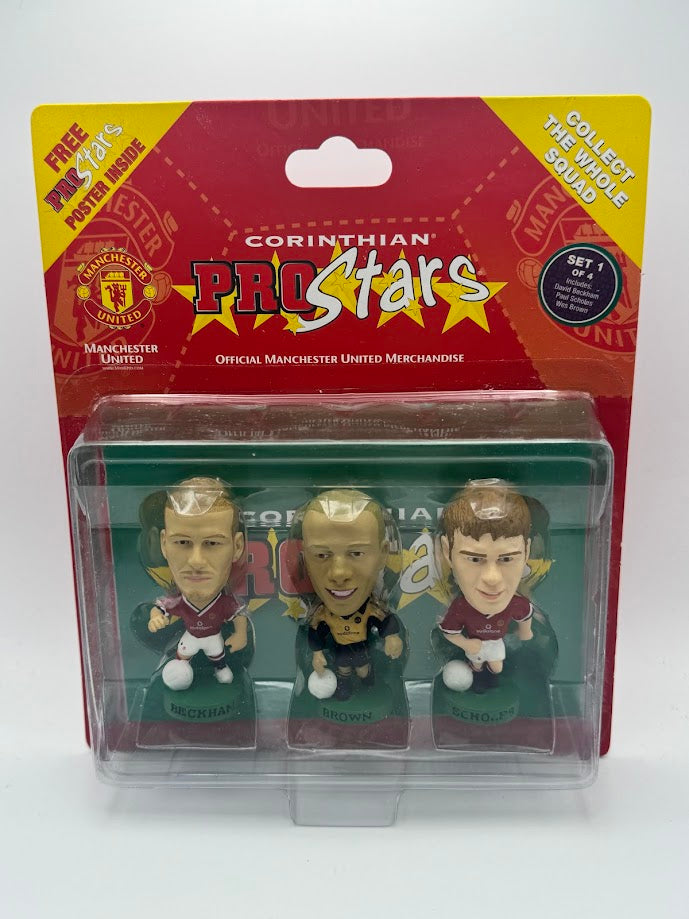 Manchester United Multi Pack - 3 Pack 1 Manchester United Corinthian Football Figures - Set 1 of 4
