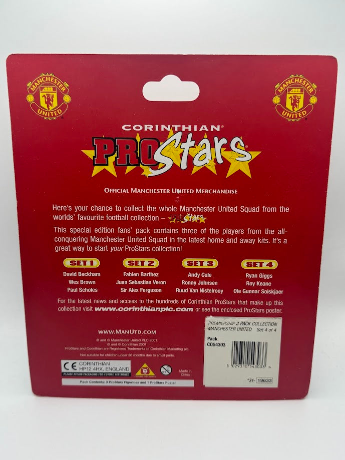 Manchester United Multi Pack - 3 Pack 1 Manchester United Corinthian Football Figures - Set 4 of 4