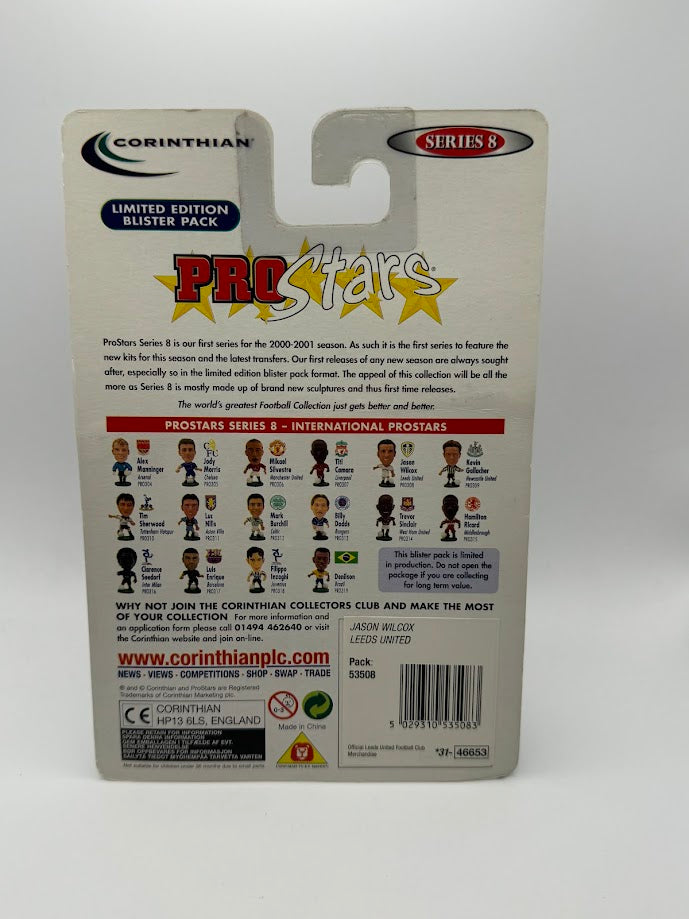 JASON WILCOX - CORINTHIAN PROSTARS SERIES 8 LEEDS UTD PRO308 FOOTBALL FIGURE