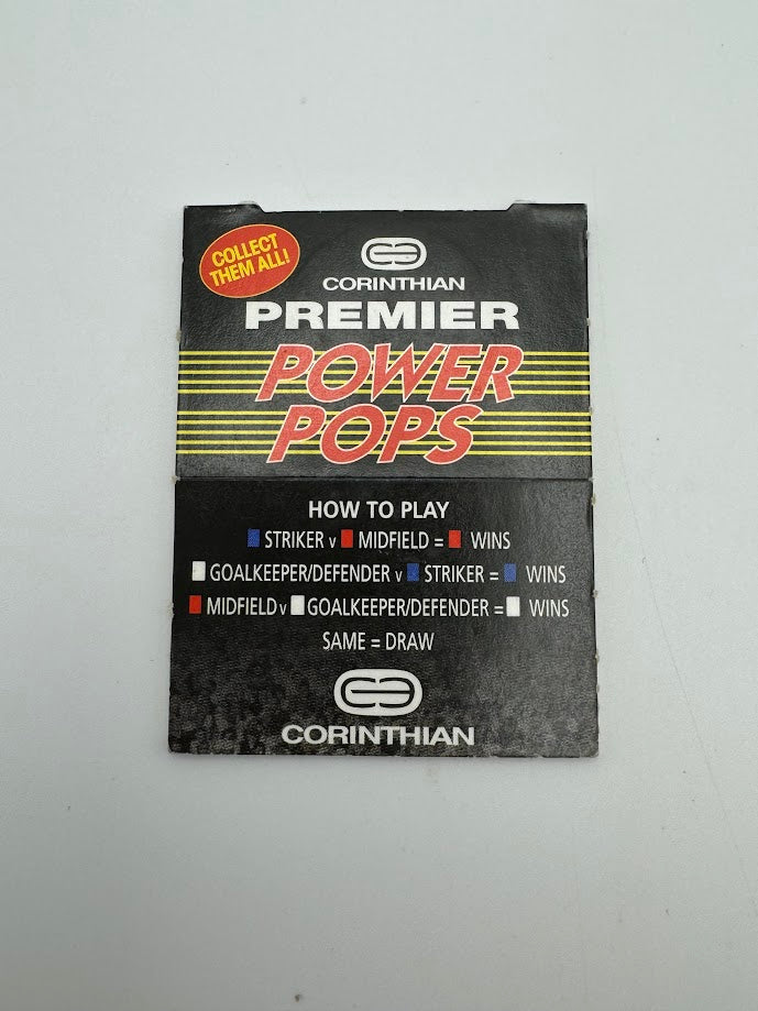 Brian McClair - Corinthian Premier Power Pops - Cardboard - Manchester United - Card No. 108