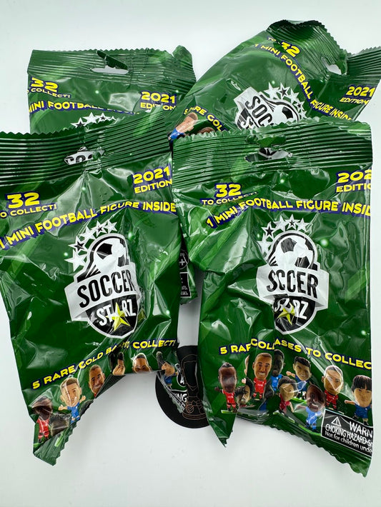 4x BRAND NEW & SEALED CORINTHIAN SOCCER STARZ 2021 EDITION FIGURES