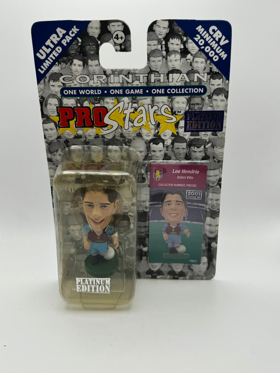 Lee Hendrie - Corinthian ProStars Series 10 - Aston Villa - PRO392 - Platinum