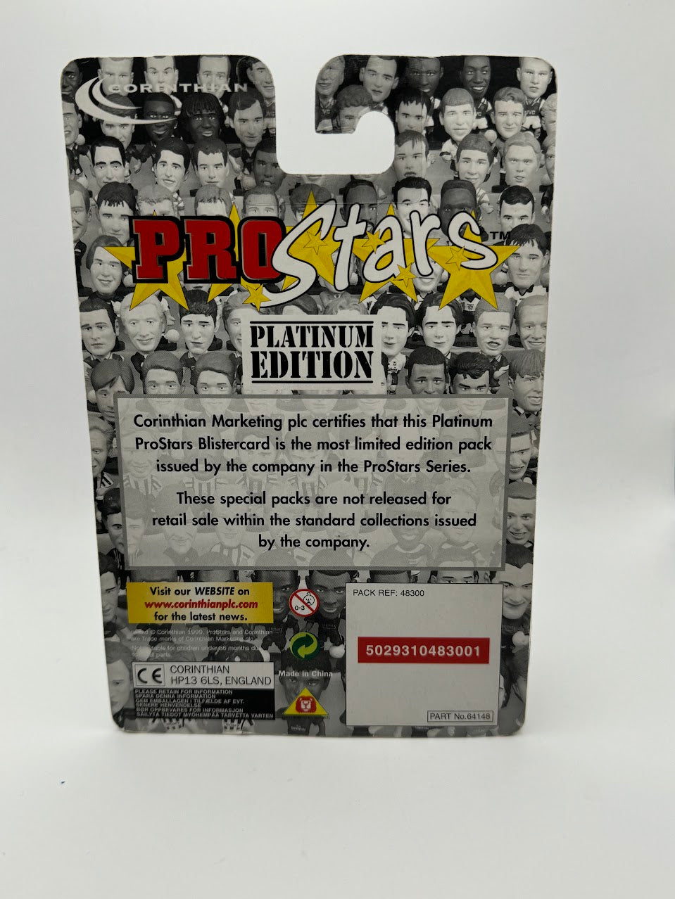 Lee Hendrie - Corinthian ProStars Series 10 - Aston Villa - PRO392 - Platinum