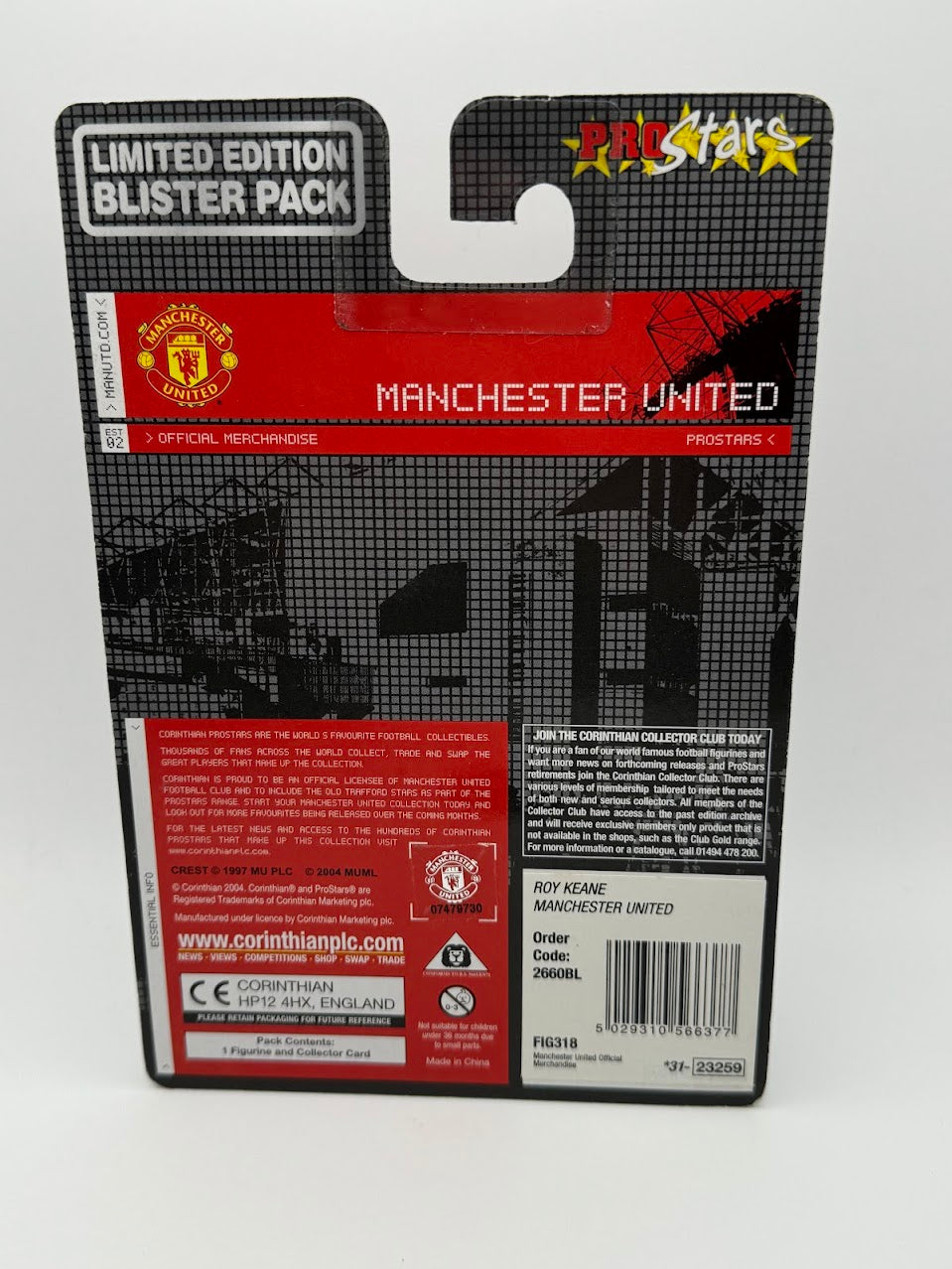 Roy Keane - ProStars Corinthian Football Figure - Manchester United - FF139
