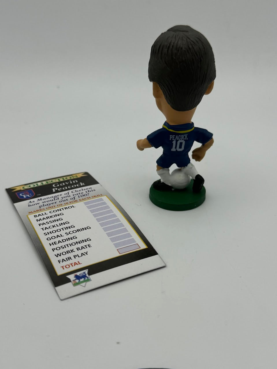 Gavin Peacock - Chelsea Corinthian Headliner Figure - Loose + Card - PL69