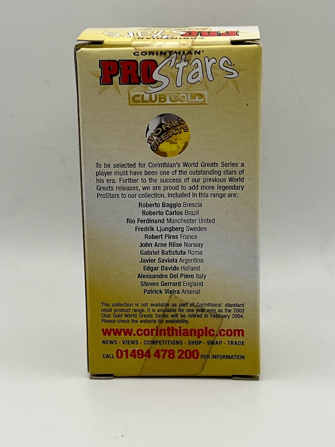 Robert Pires - Corinthian Football Figure - France - ProStars Club Gold World Greats - CG203 - Collectible