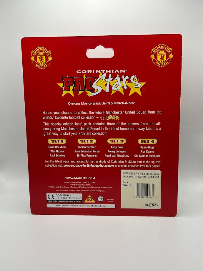 Manchester United Multi Pack - 3 Pack 1 Manchester United Corinthian Football Figures - Set 4 of 4