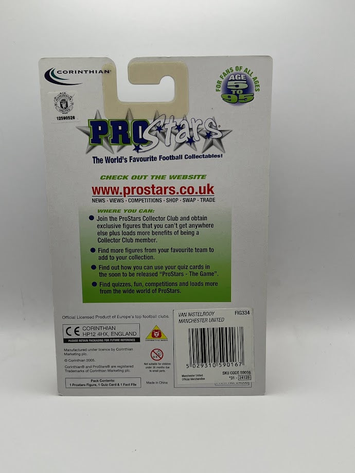 Ruud Van Nistelrooy Corinthian ProStars Football Figure - Manchester United - PR001 - Collectible - Quiz Game
