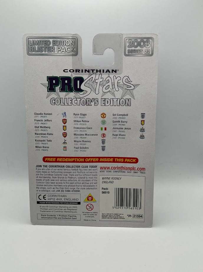 Wayne Rooney - Corinthian ProStars Collector's Edition Series 22 - England - PRO881