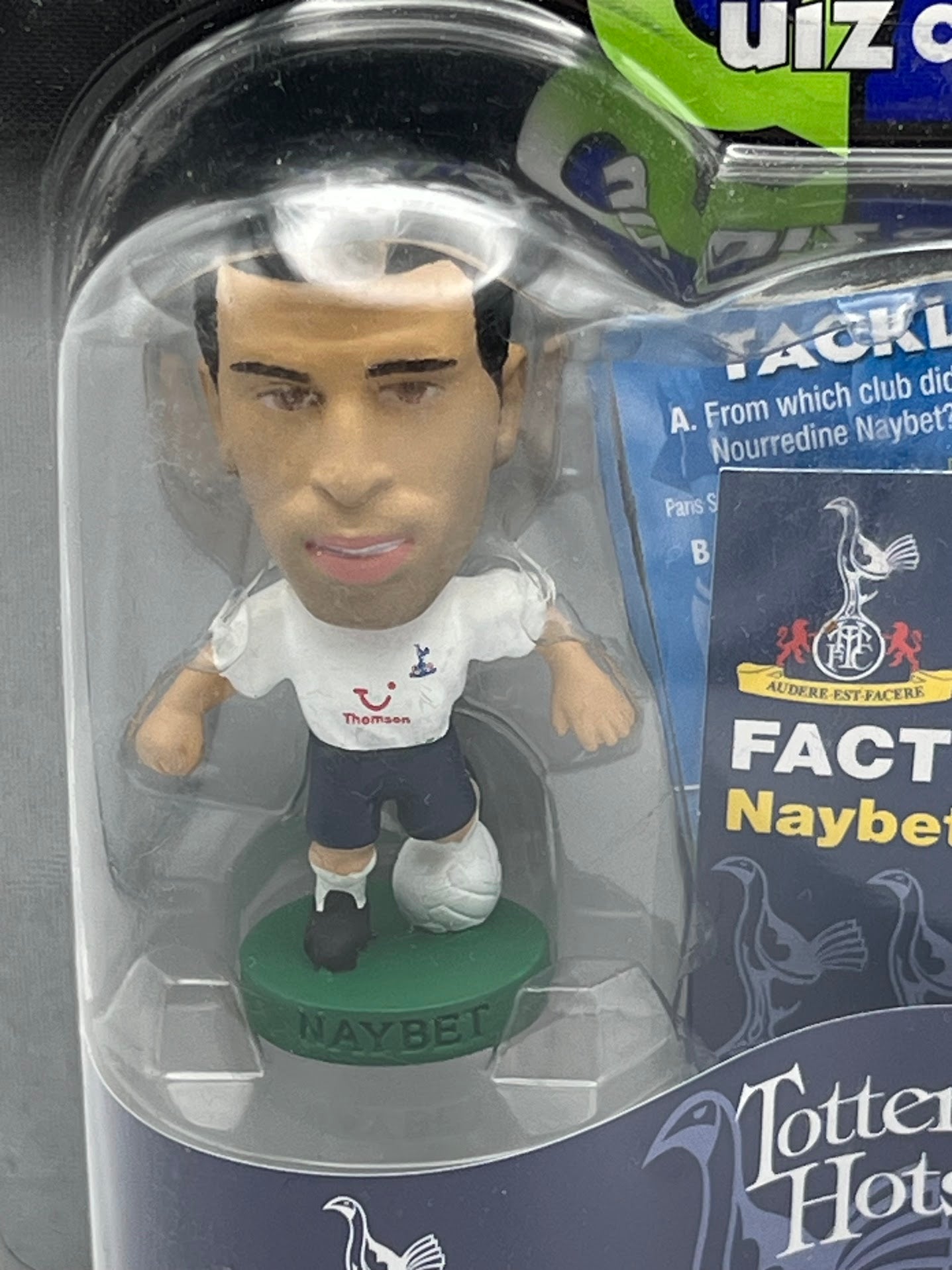 Noureddine Naybet - Corinthian ProStars Football Figure - Tottenham - PR052 - Collectible - Quiz Game