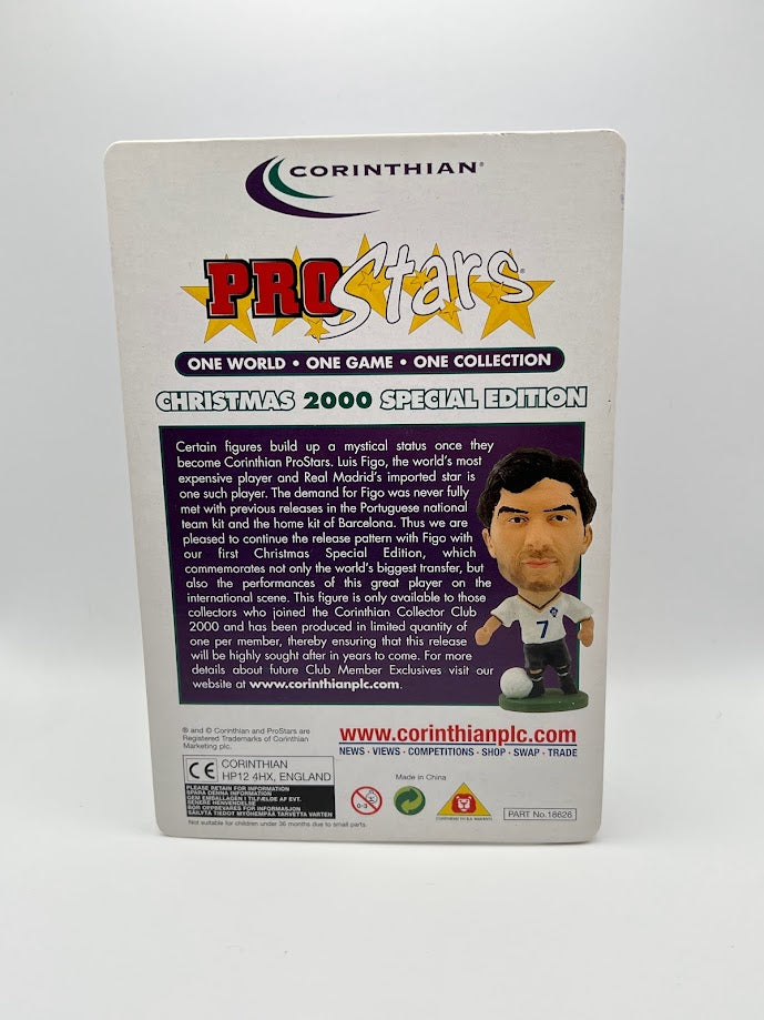 Luis Figo - Corinthian Football Figure - Portugal Away - PRO146 - Christmas 2000 Special Edition