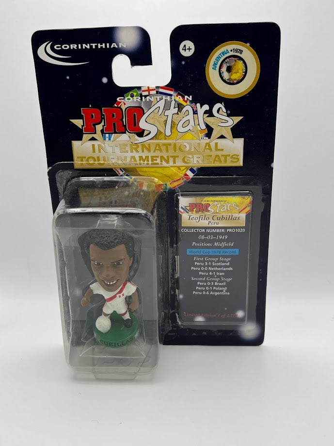 Teofilo Cubillas - Corinthian Football Figure - Peru - ProStars International Tournament Greats - PRO1020 - Collectible