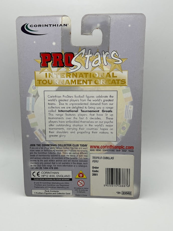 Teofilo Cubillas - Corinthian Football Figure - Peru - ProStars International Tournament Greats - PRO1020 - Collectible