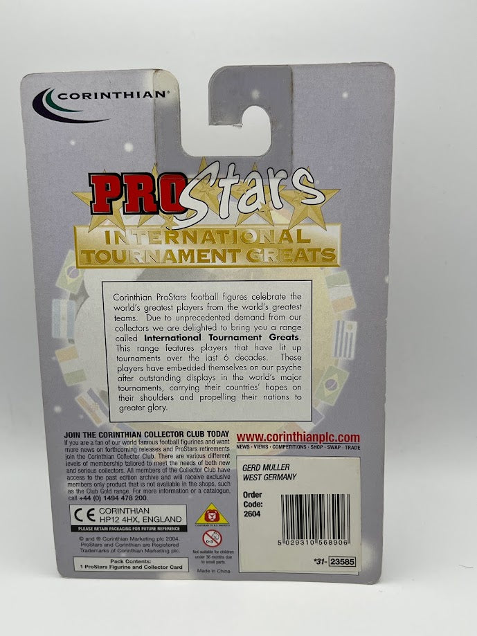 Gerd Muller - Corinthian Football Figure - West Germany - ProStars International Tournament Greats - PRO1023 - Collectible