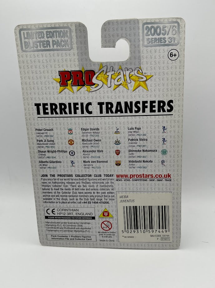 Patrick Viera - Corinthian Prostars - Juventus - PRO1361 - Terrific Transfers Series 31