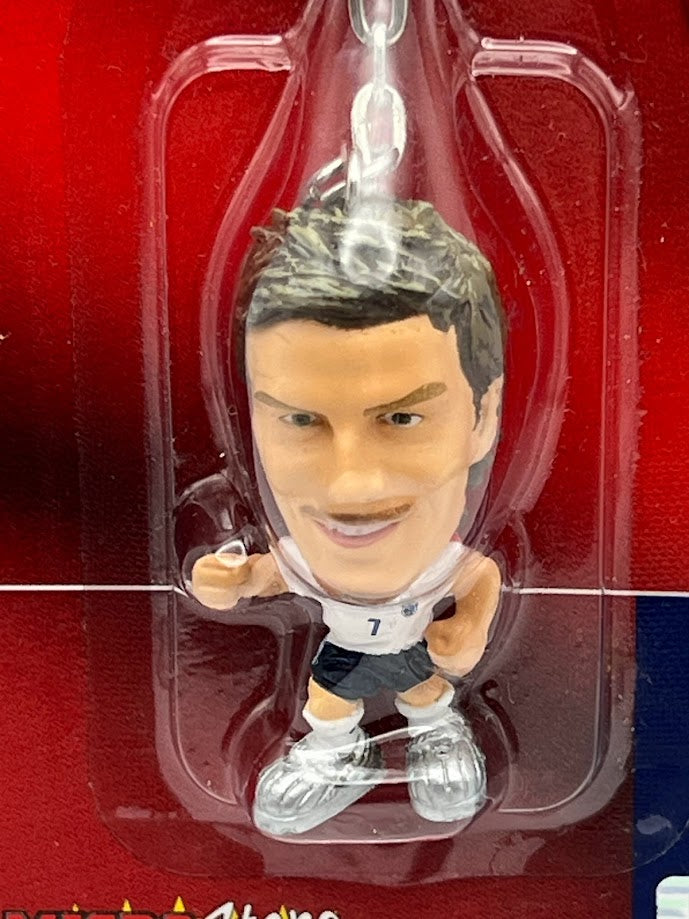 David Beckham - Unopened England Corinthian Figure Keyring - MicroStars