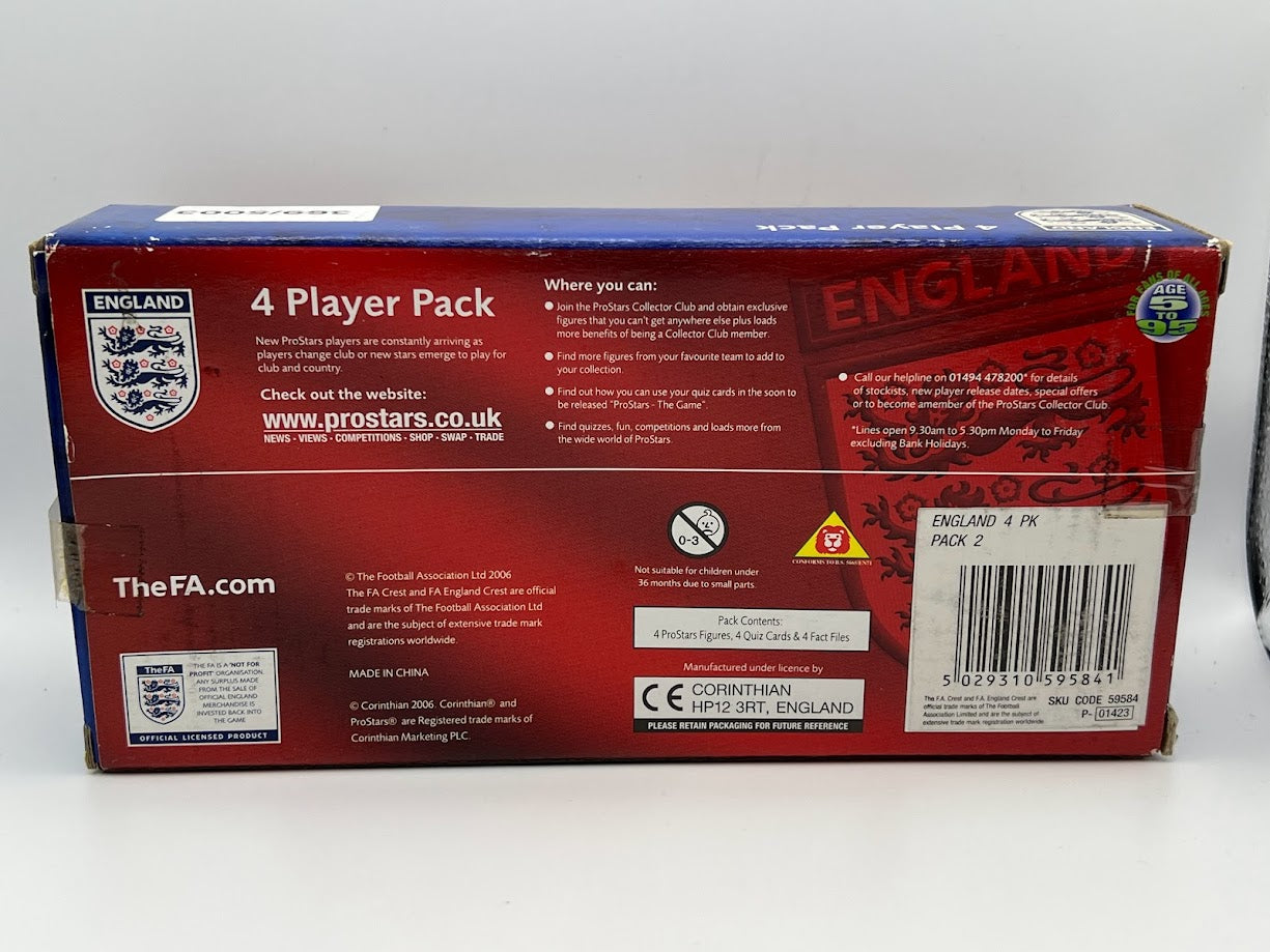 England 4 Player Multi Pack - Pack 2 - Corinthian ProStars Football Figures