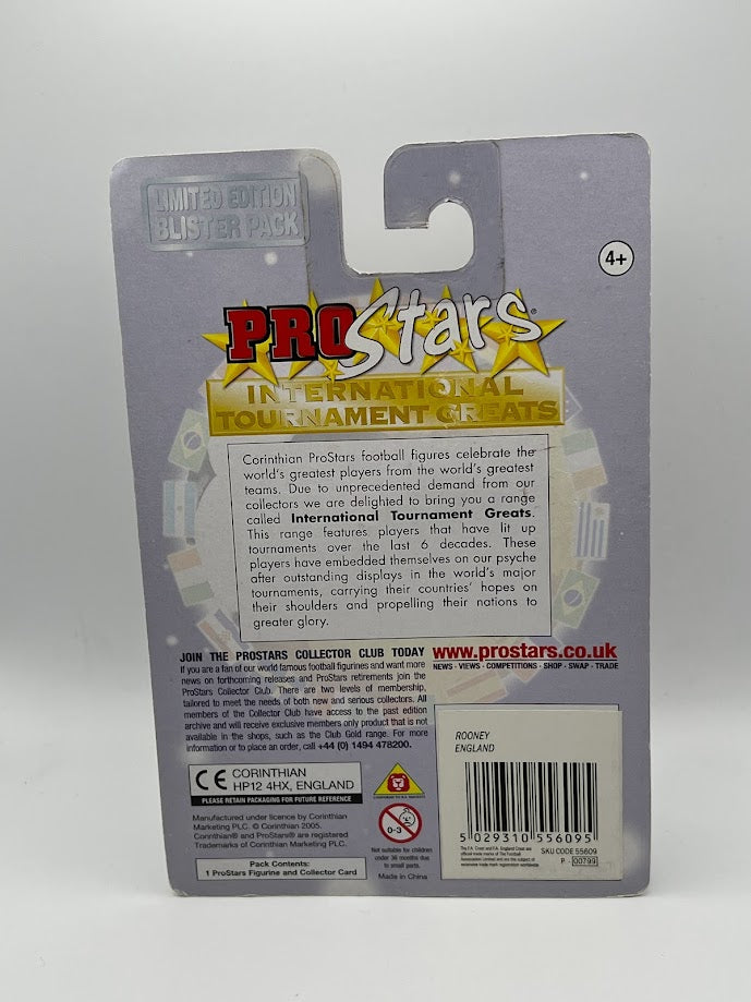 Wayne Rooney - Corinthian Football Figure - England - ProStars International Tournament Greats - PRO1187 - Collectible