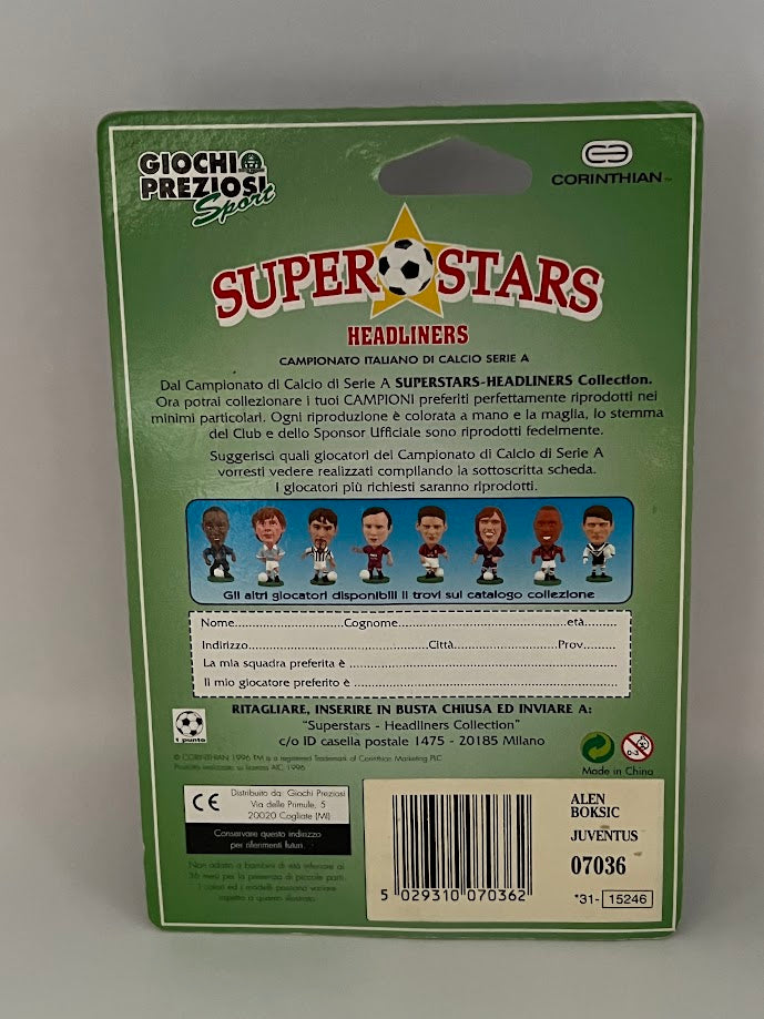 ALEN BOKSIC - Corinthian Super Stars Football Figure - JUVENTUS - SER036 - Collectible