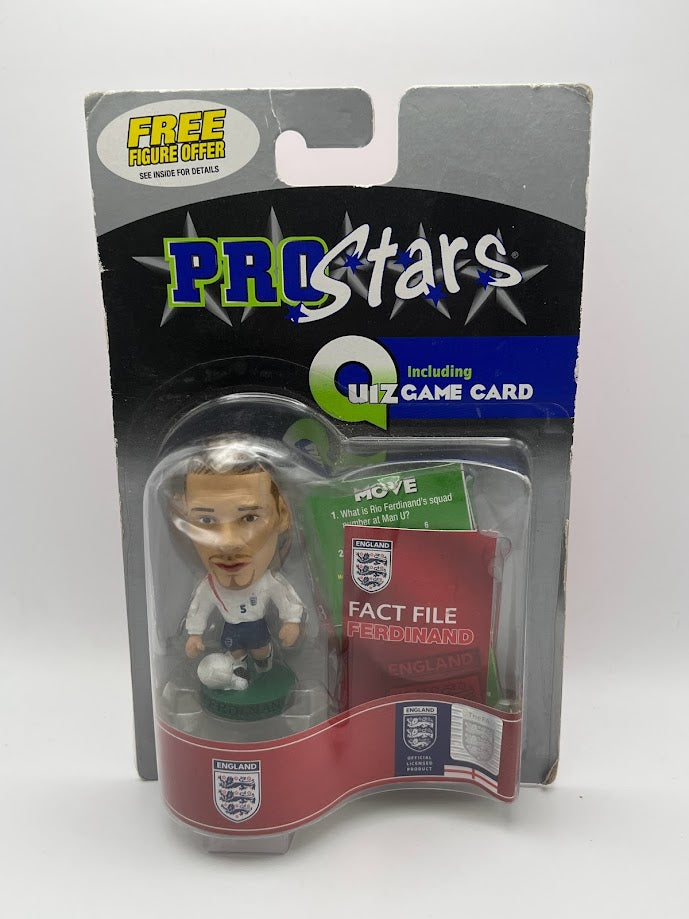 Rio Ferdinand - Corinthian ProStars Football Figure - England - PR119 - Collectible - Quiz Game