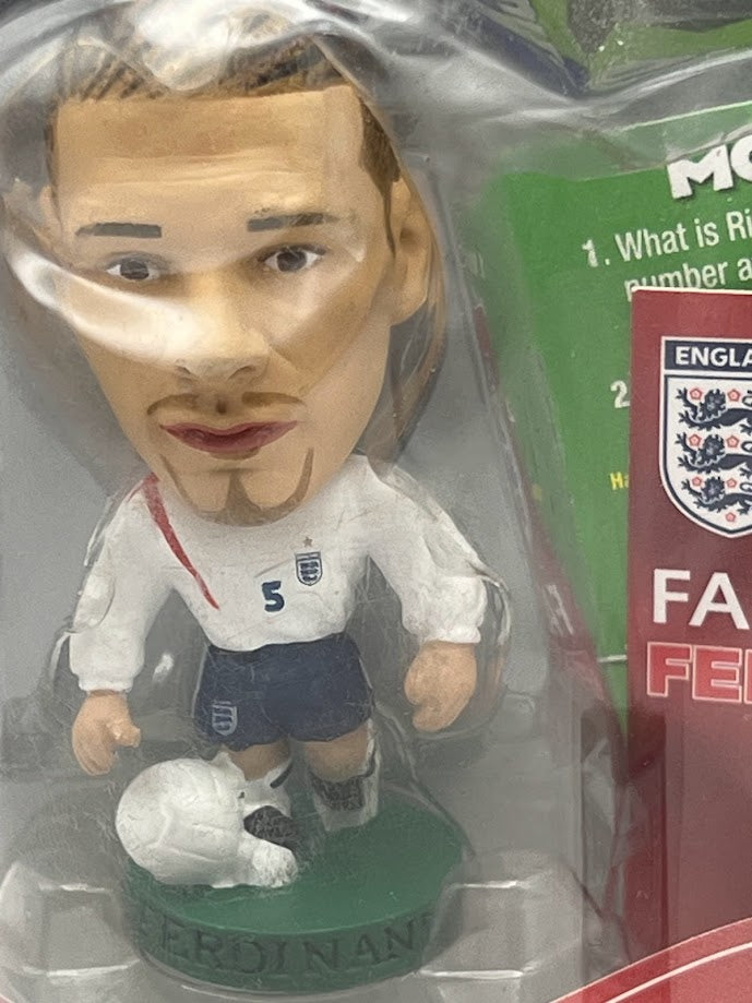 Rio Ferdinand - Corinthian ProStars Football Figure - England - PR119 - Collectible - Quiz Game