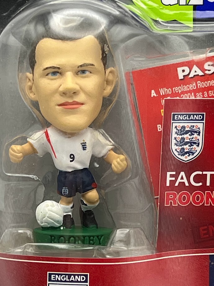 Wayne Rooney - Corinthian ProStars Football Figure - England - PR120 - Collectible - Quiz Game