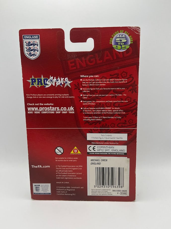 Michael Owen - Corinthian ProStars Football Figure - England - PR113 - Collectible - Quiz Game